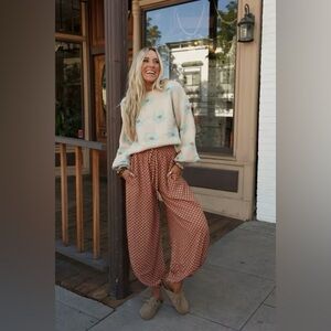 Three Birds Nest Patterned Joggers